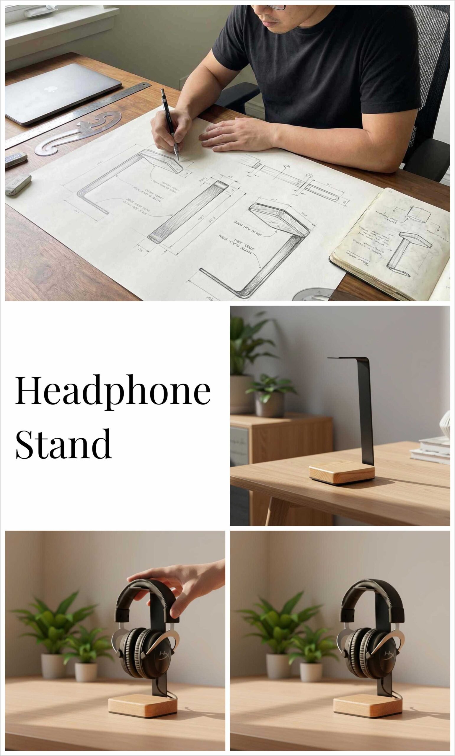 pflo giá đỡ tai nghe en